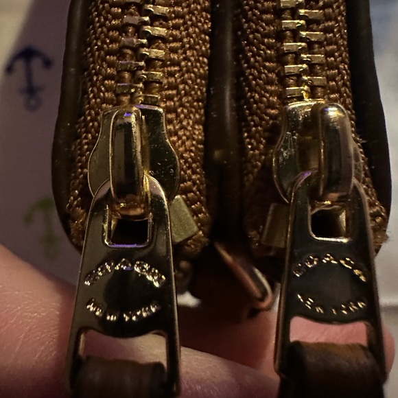 *Vintage Coach Tan Leather Wristlet*NWT* - Picture 8 of 16